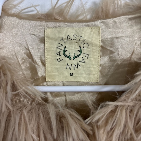 Women's Tan Fringe Jacket - Picture 2 of 3